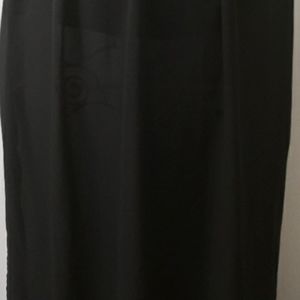 Forever 21 Black Sheer Maxi Skirt